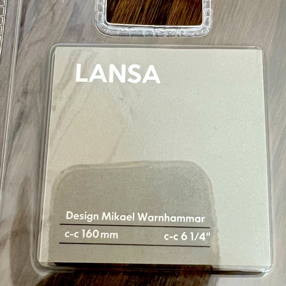 8 Lansa Stainless steel handles great for cabinets or dresser drawers - Picture 2 of 4